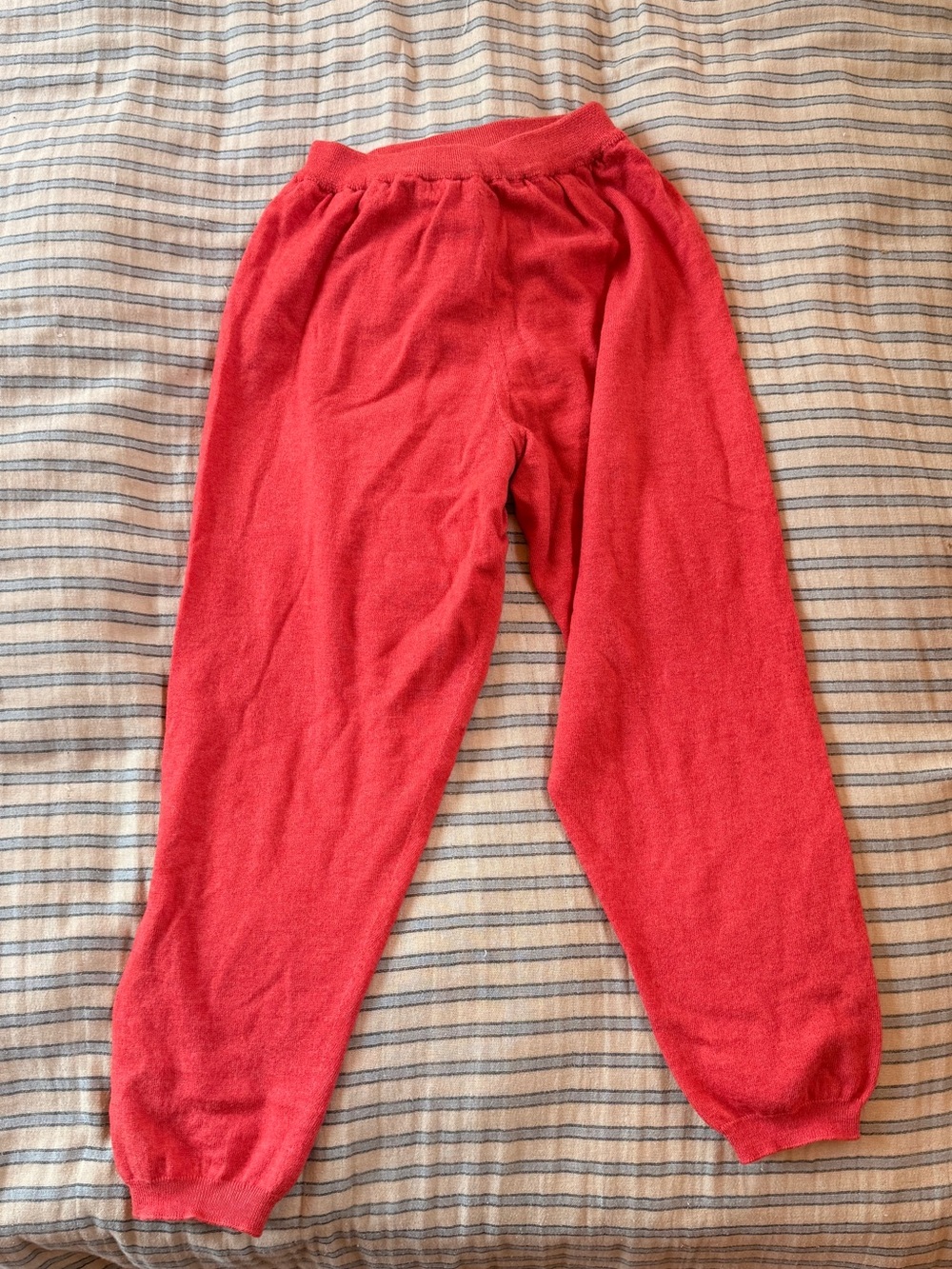Babaa No 41 Red Knit Trouser Pants